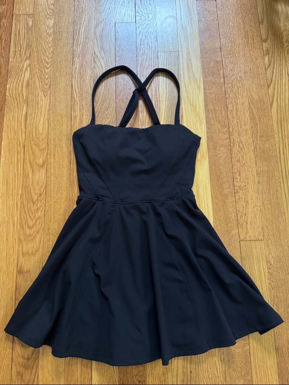 Buff Bunny Bend and Snap Dress - Onyx Black - S / Short